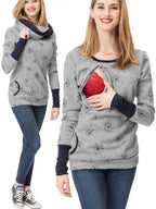 Fashion Glam | Maternity Chaps, Nurse Sweatshirts, Floral Print, Bags, Zipper, Nursing Clothing