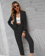 Fashion Glam | Classic Two-Piece Blazer Set for Women