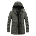 Men's padded parka with hood and soft teddy lining Fashion Glam