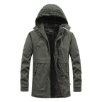 Men's padded parka with hood and soft teddy lining Fashion Glam