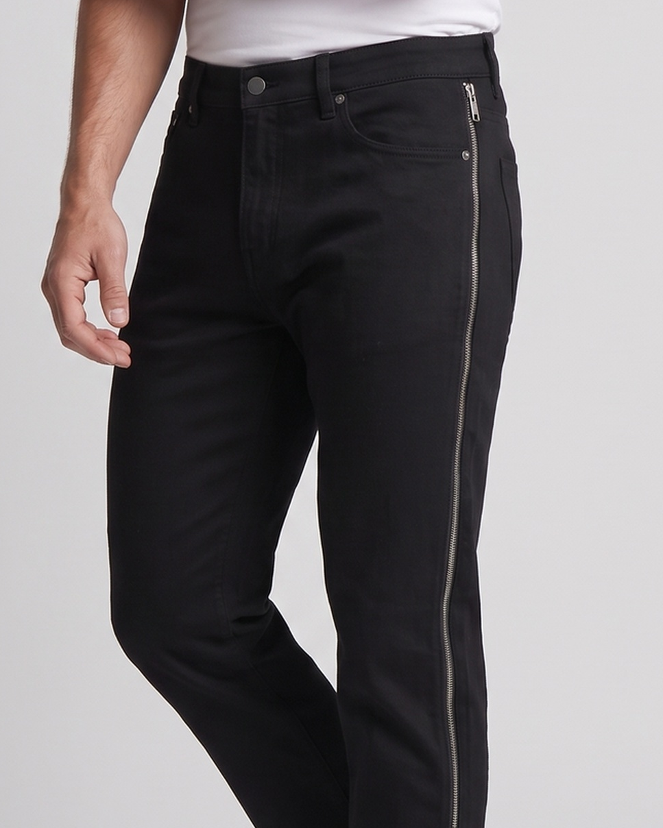 Men's Stylish Jogging Pants with Zipper Fashion Glam