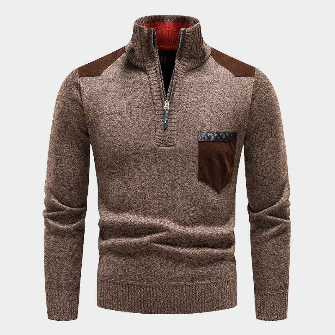 THÉO - QUARTER ZIP JUMPER