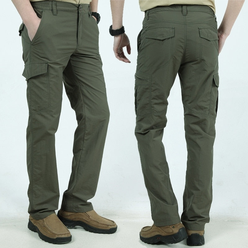 Fashion Glam | Functional and Stylish Men's Cargo Pants with Practical Flap Pockets