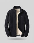 Men's Fleece Jacket with Stand-up Collar Fashion Glam