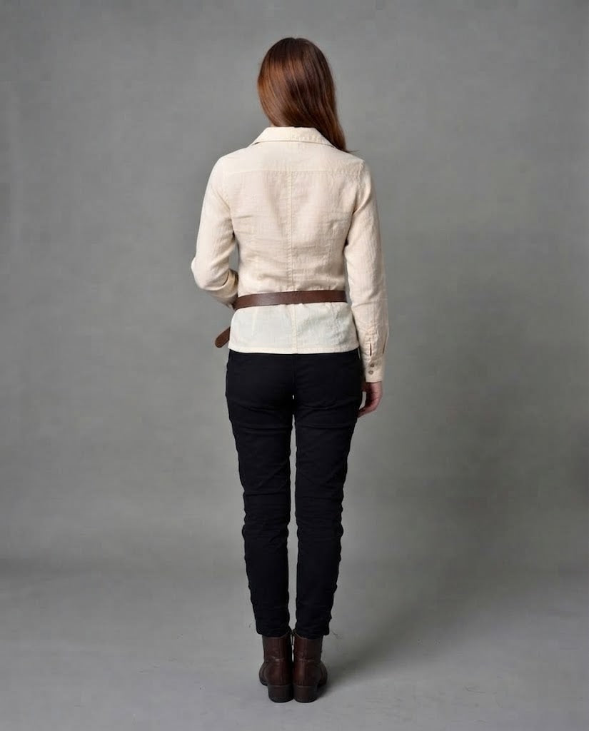 Women's casual long sleeve with drawstring Fashion Glam