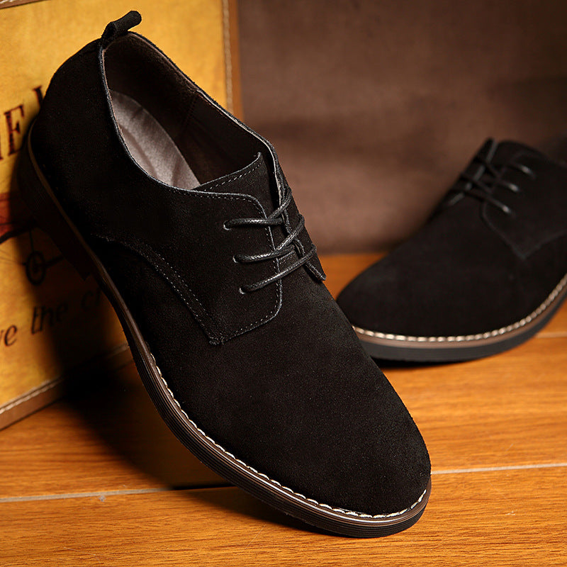 Men's Elegant Suede Lace-Up Shoe Fashion Glam