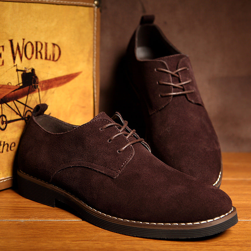 Men's Elegant Suede Lace-Up Shoe Fashion Glam