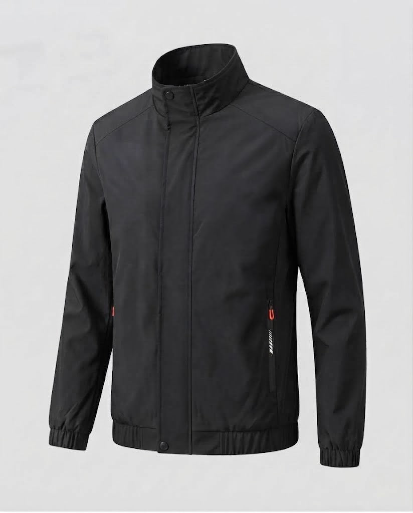 Men's Fashion Transitional Jacket with Practical Zipper Pockets Fashion Glam