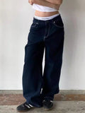 Fashion Glam | Vintage Jeans with Pocket Embroidery in Boyfriend Cut