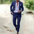 Men's Summer Suit 2-Piece – Blazer & Trousers