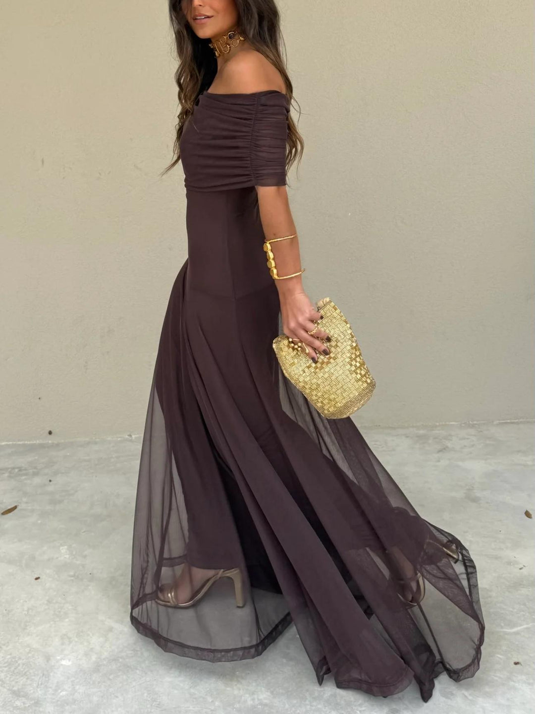 ISABELLA – STRAPLESS ELEGANT EVENING GOWN
