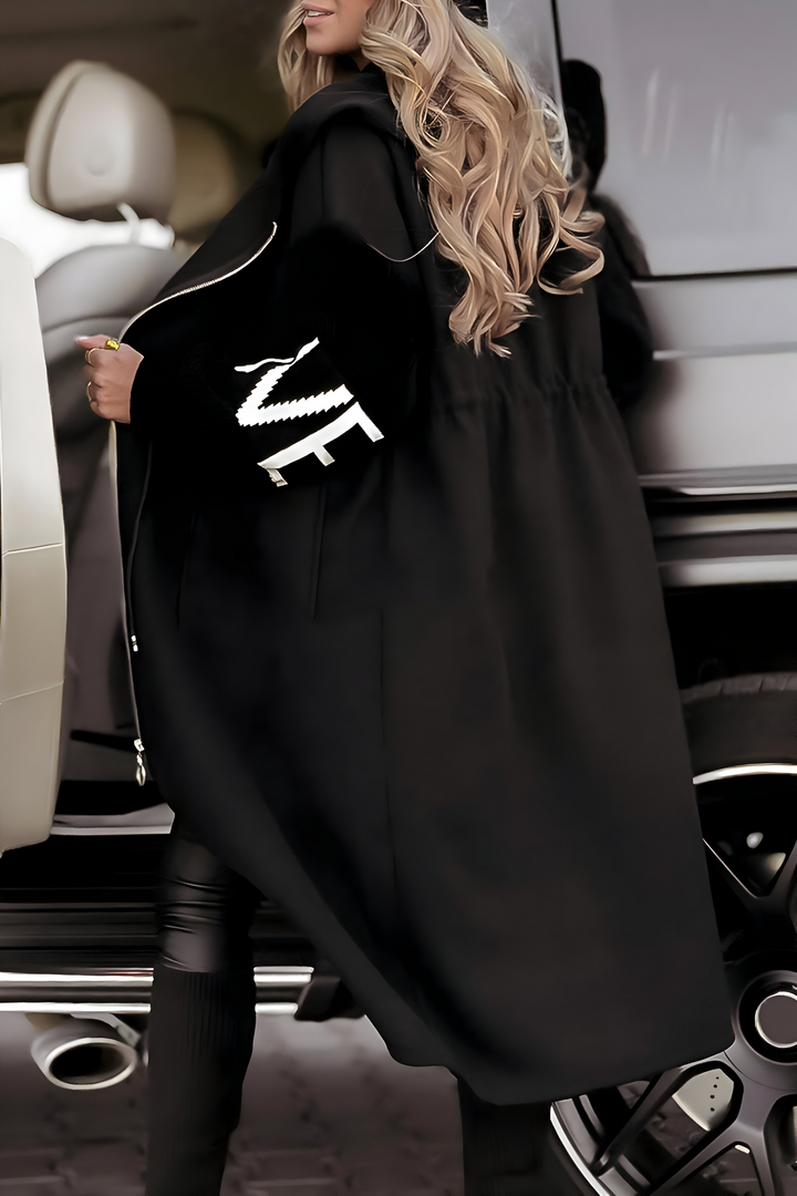 LEA– MODERN HOODED LONG COAT