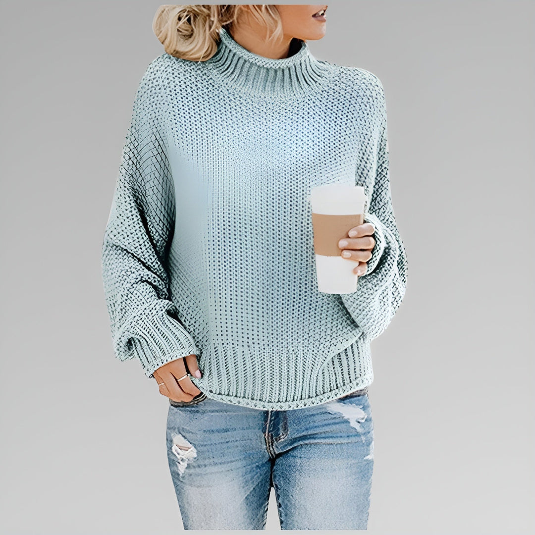 AUBREY – RELAXED CHIC TURTLENECK SWEATER