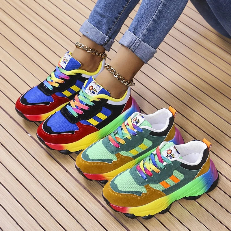 Fashion Glam | Colorful orthopedic sneakers with style