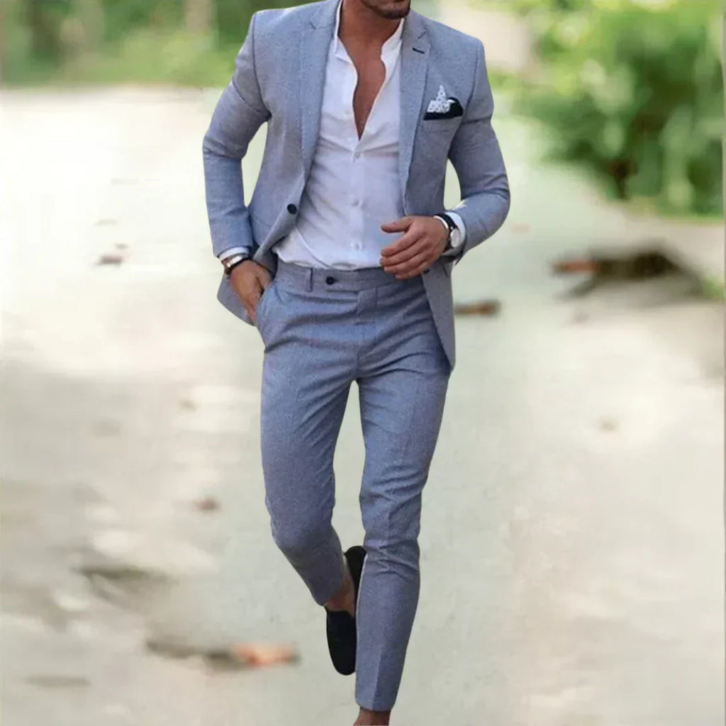 Men's Summer Suit 2-Piece – Blazer & Trousers