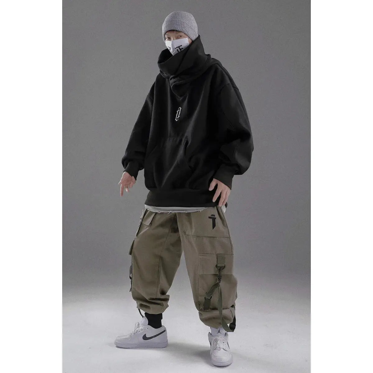 Fashion Glam | Ninja Hoodie with Double Neckline
