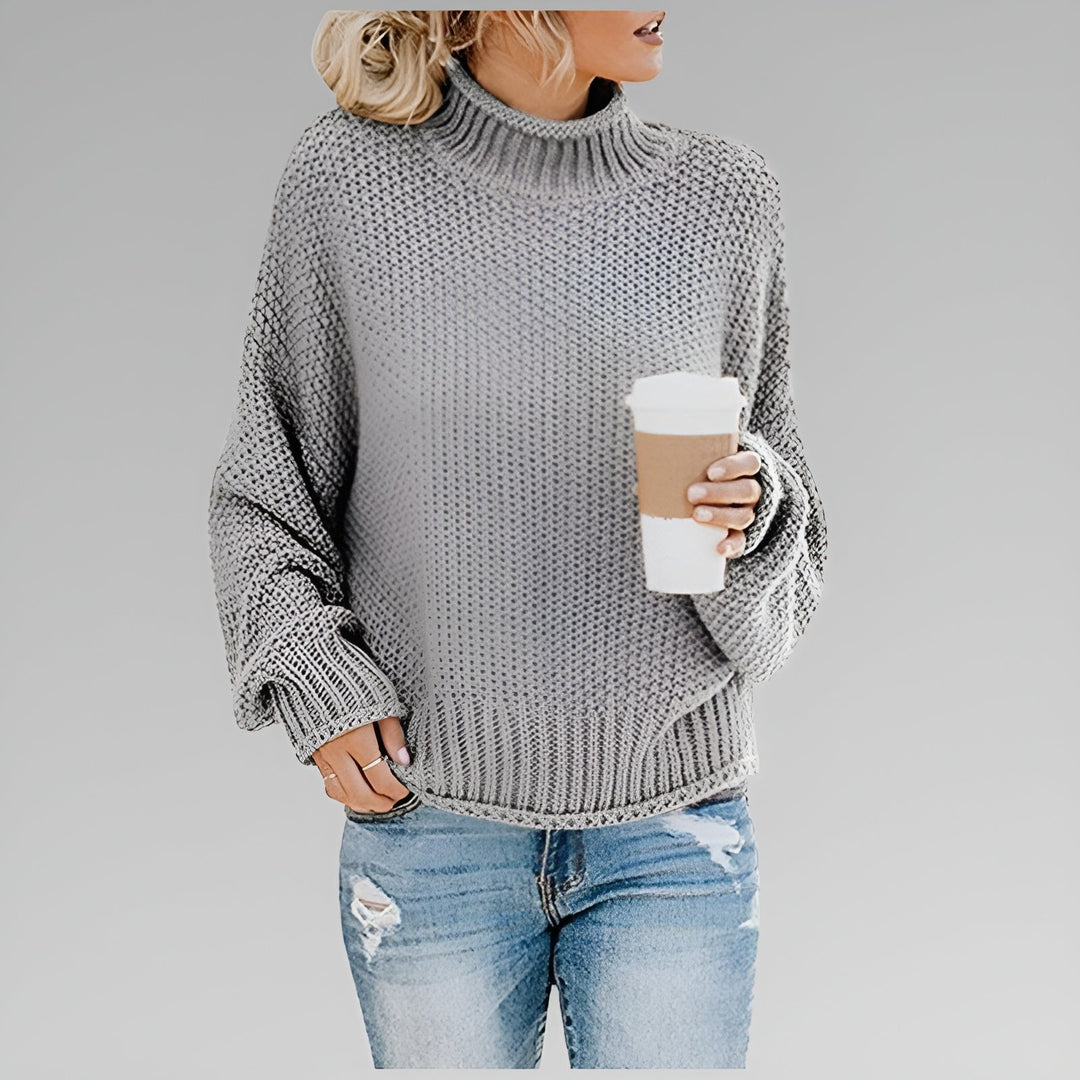 AUBREY – RELAXED CHIC TURTLENECK SWEATER