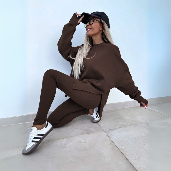 EMIE – RELAXED SWEATSHIRT & LEGGINGS SET