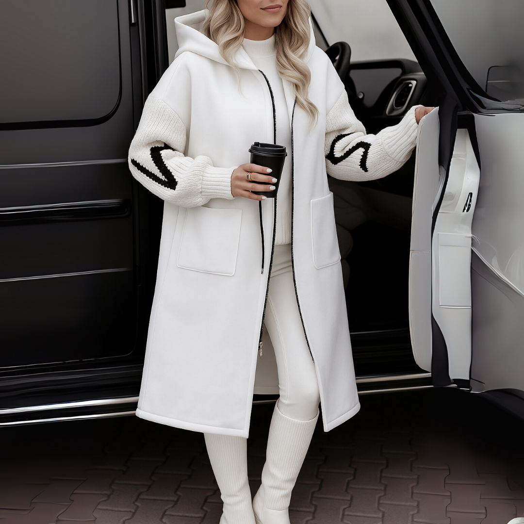 LEA– MODERN HOODED LONG COAT