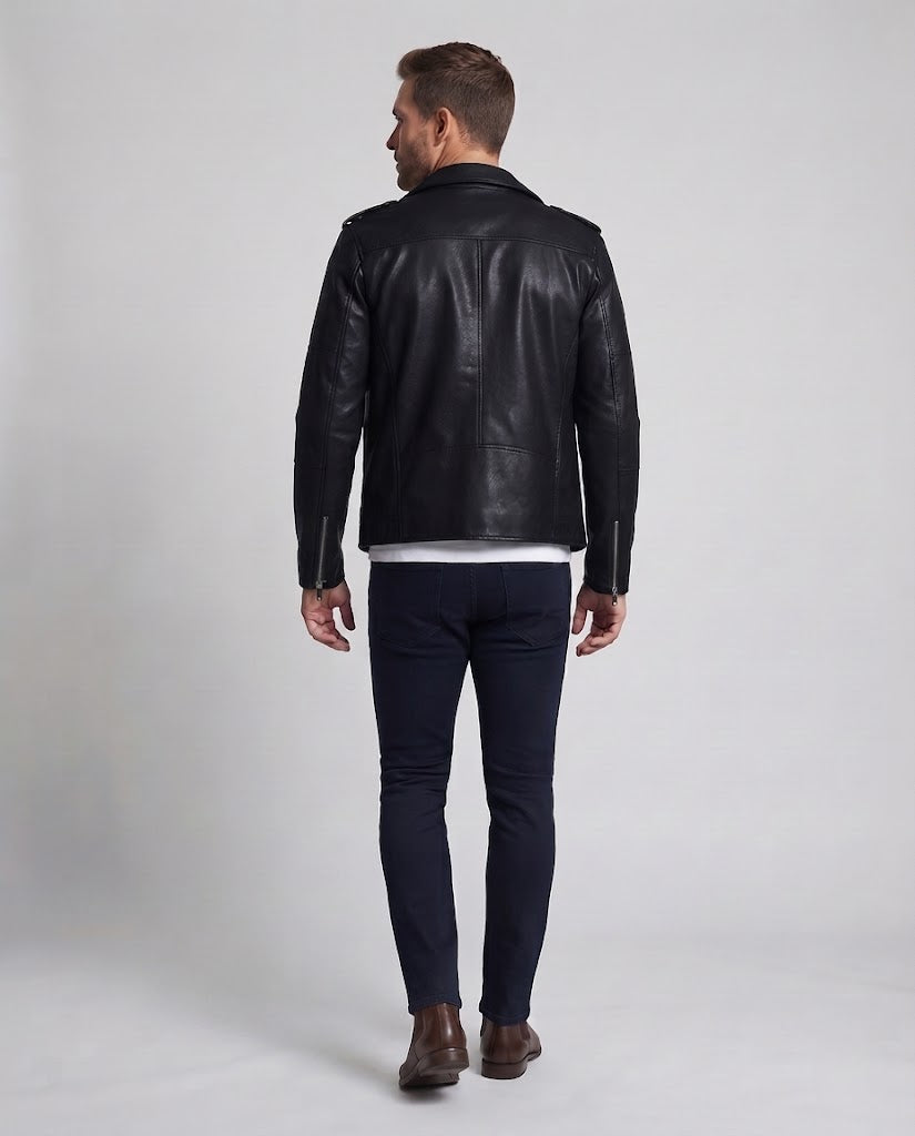 Men's Fashion Biker Jacket Fashion Glam