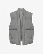 Women's nan packable lightweight quilted vest with ergonomic shoulder fit and concealed two-way zipper