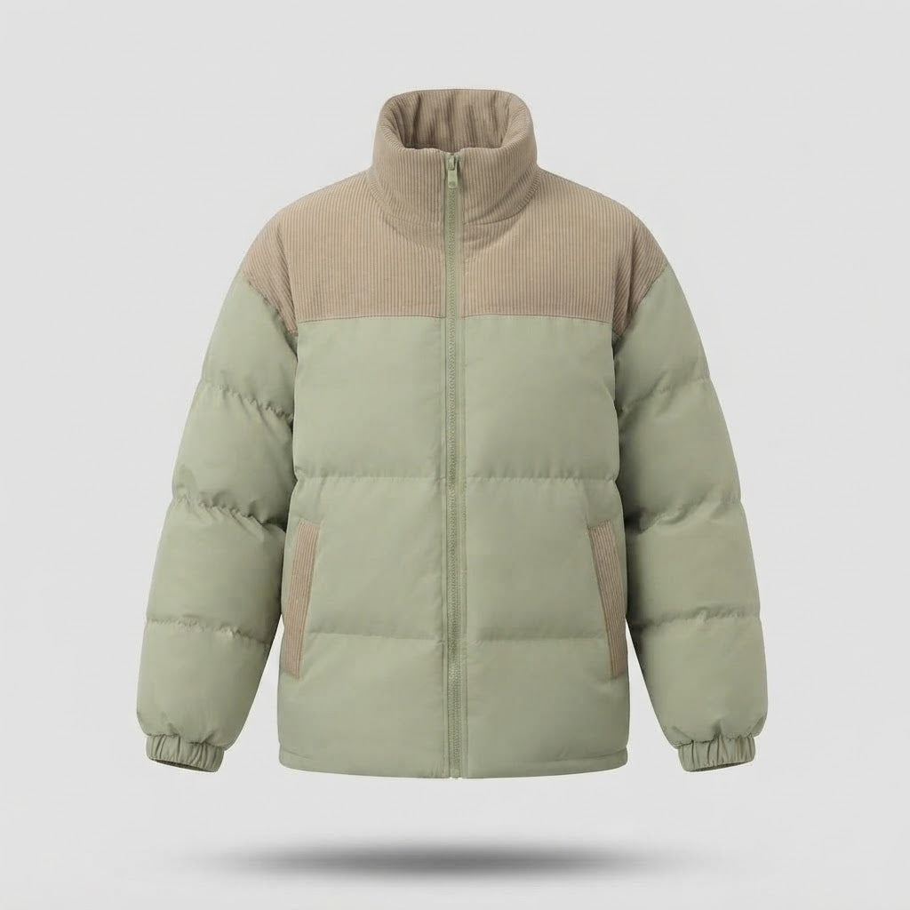 Women's Stylish Down Jacket with High Collar Fashion Glam