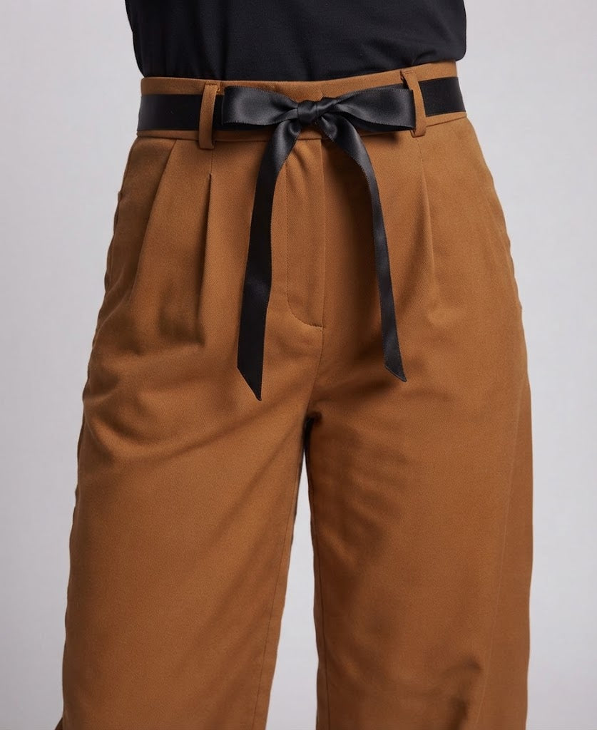 Women's Fashion Statement Jumpsuit with Wide Legs and Drawstring Fashion Glam