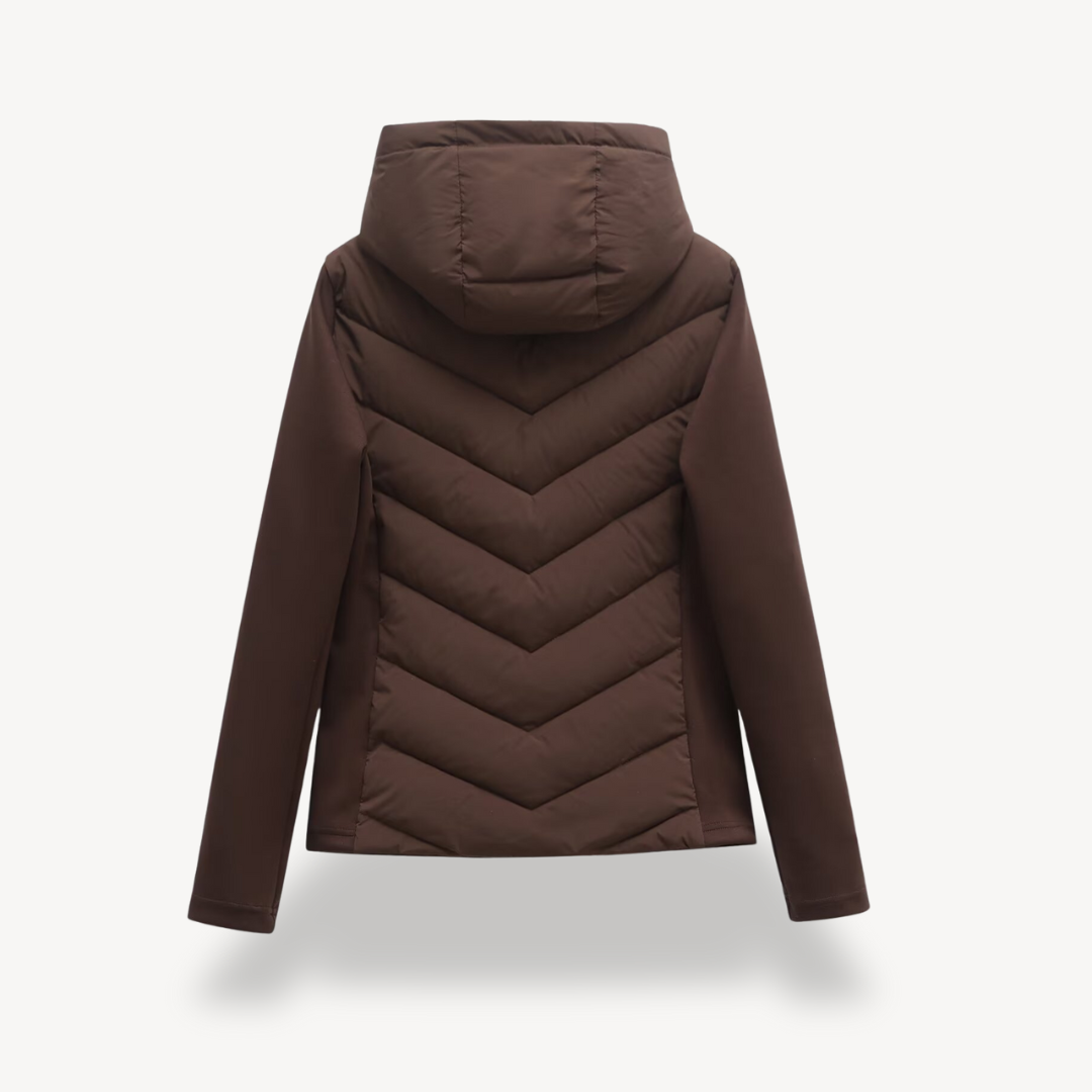 Fashion Glam | Women's Chevron Quilted Jacket