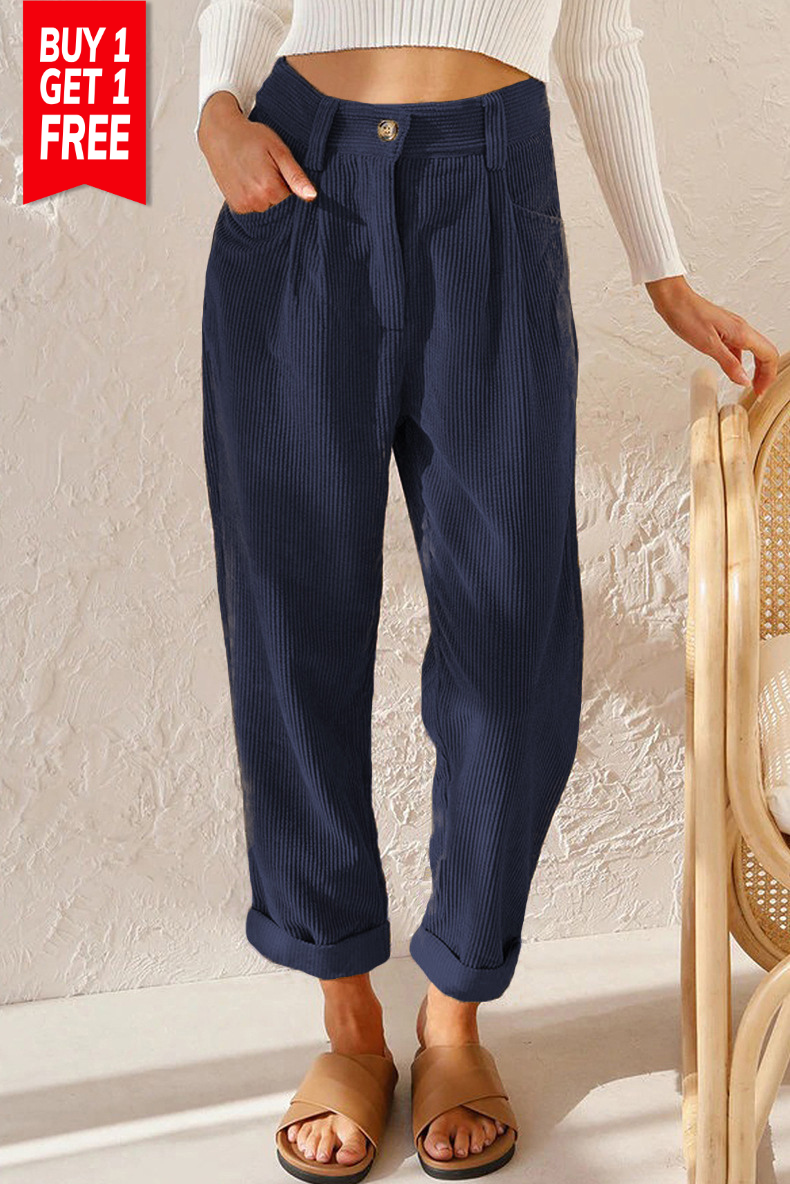 AYLA - VINTAGE CORDUROY PANTS 1+1 FREE