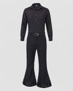 Men's disco costume with glitter details Fashion glam