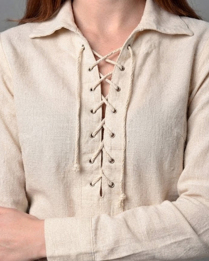Women's casual long sleeve with drawstring Fashion Glam