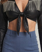 Women's Cowboy Costume with Fringes Fashion Glam
