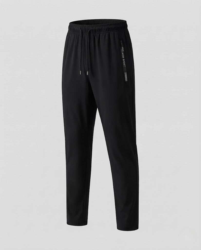 Men's sport jogging pants with practical zipper Fashion Glam