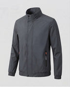 Men's Fashion Transitional Jacket with Practical Zipper Pockets Fashion Glam