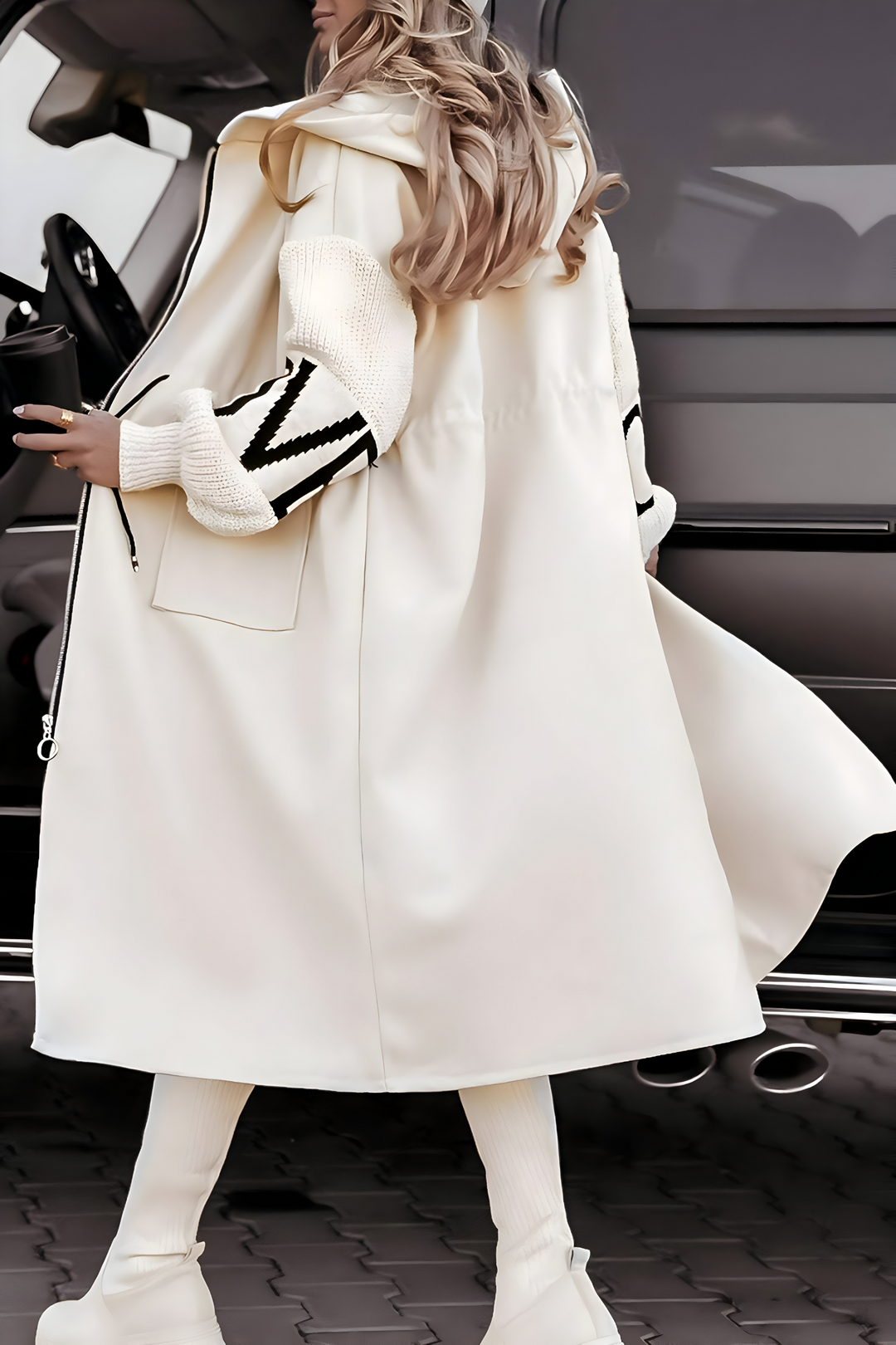 LEA– MODERN HOODED LONG COAT