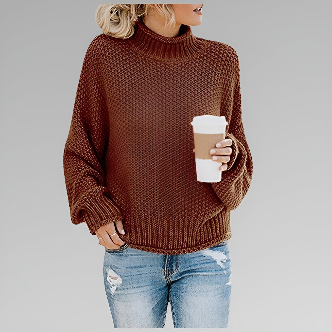 AUBREY – RELAXED CHIC TURTLENECK SWEATER