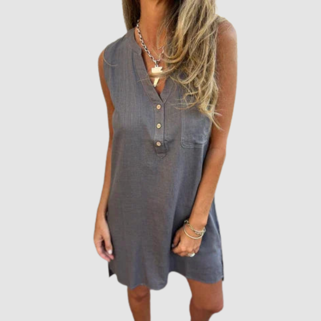 Audry™ Stylish Cotton Dress