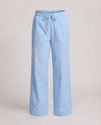 Women's Loose Fit Drawstring Pants with High Waist and Casual Cotton Fabric Fashion Glam