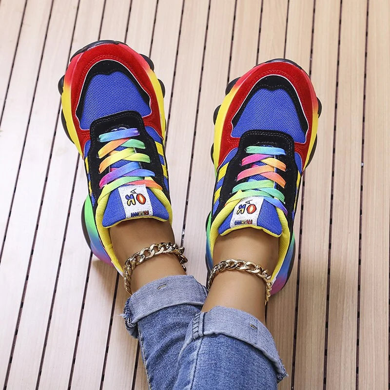 Fashion Glam | Colorful orthopedic sneakers with style