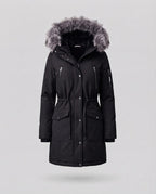 Men's Warm Lined Winter Parka with Removable Hood Fashion Glam