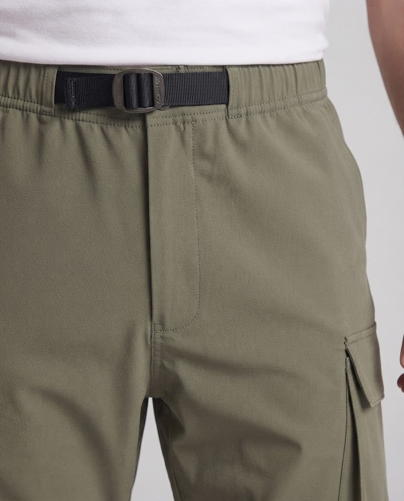 Men's cargo pants with elastic waistband and pockets Fashion Glam
