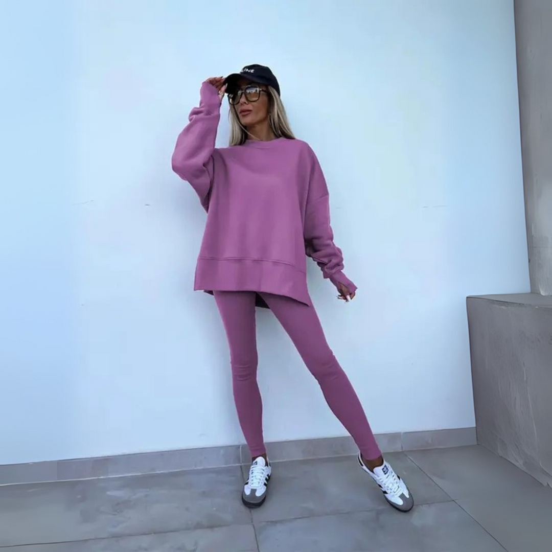 EMIE – RELAXED SWEATSHIRT & LEGGINGS SET