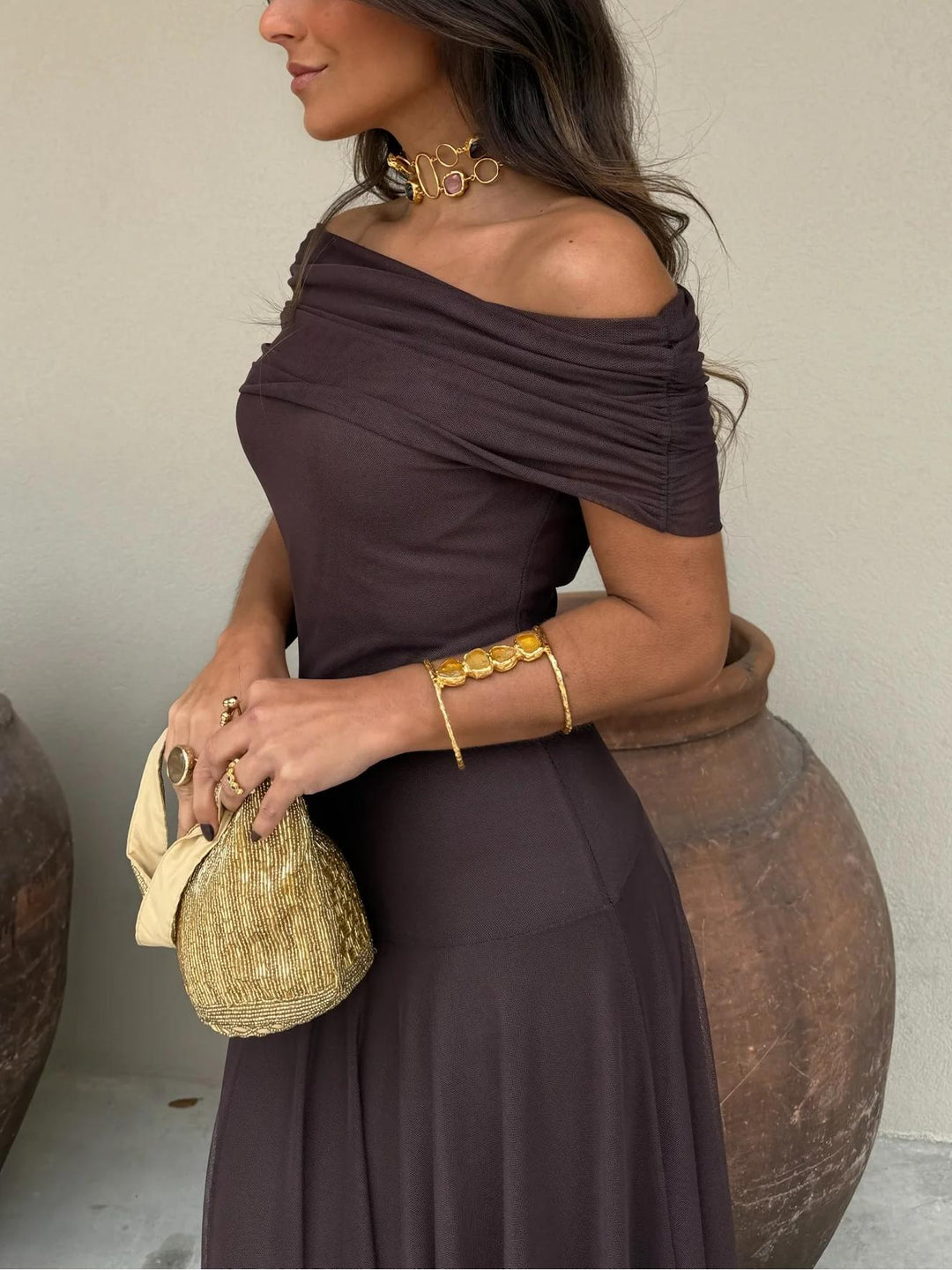 ISABELLA – STRAPLESS ELEGANT EVENING GOWN
