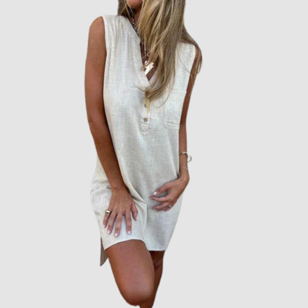 Audry™ Stylish Cotton Dress