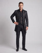 Men's elegant tailcoat with elaborate embellishments Fashion Glam