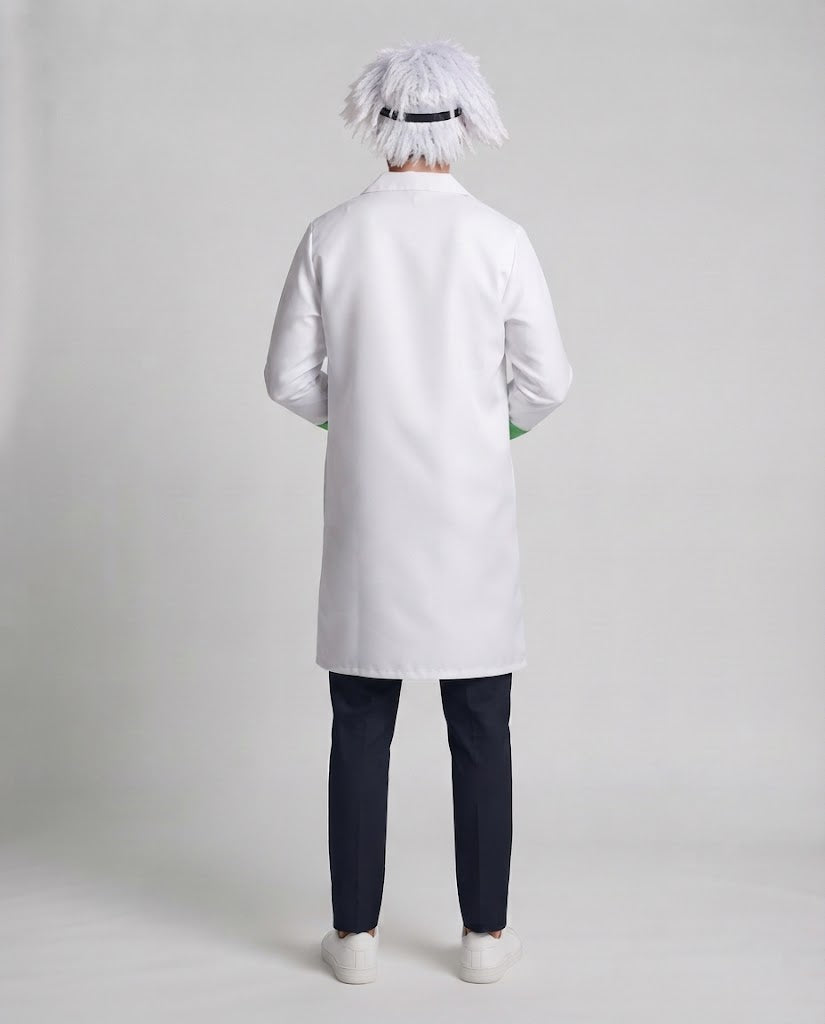 Men's Scientist Costume with Colorful Colors and Accessories Fashion Glam