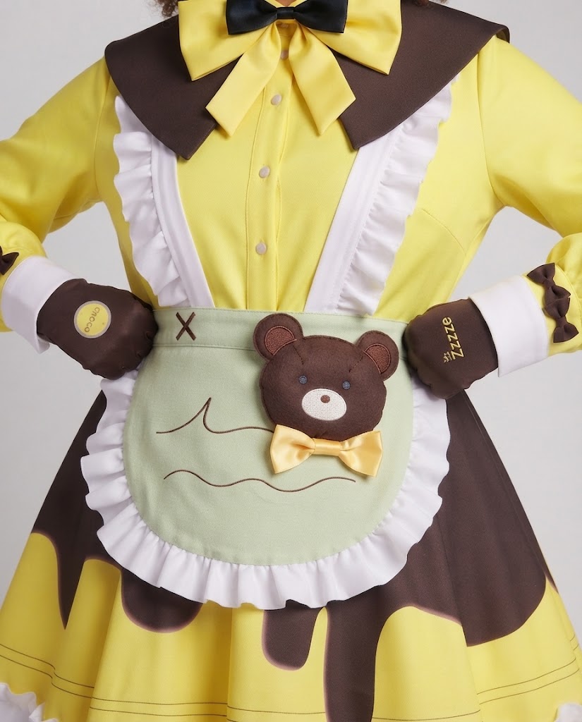 Ladies costume dress with animal motifs and various accessories Fashion Glam