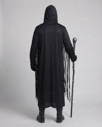 Men's Creepy Skeleton Coat with Deceptively Realistic Print Fashion Glam
