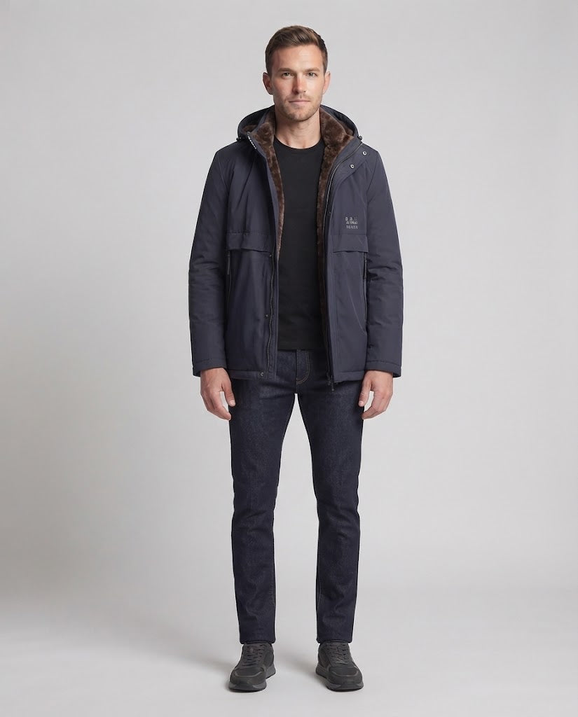 Men Water-resistant Outdoor Jacket Fashion Glam