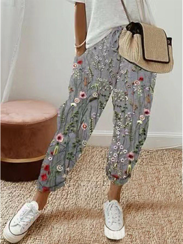 Fashion Glam | Casual Cotton Linen Pants for Women